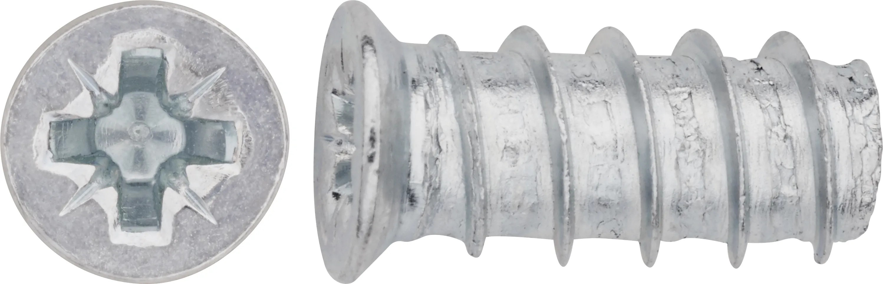 Euroskrutka so zápustnou hlavou PZ2 bielo pozinkovaná 6 x 13 mm, 20 ks Euroskrutka so zápustnou hlavou PZ2 bielo pozinkovaná 6 x 13 mm, 20 ks