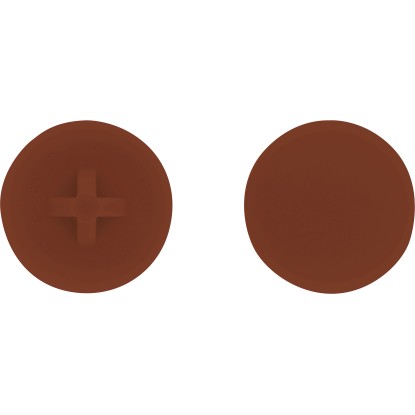 Plastová krytka na skrutky TX10 tmavo hnedá pr. 11 mm, 30 ks Plastová krytka na skrutky TX10 tmavo hnedá pr. 11 mm, 30 ks