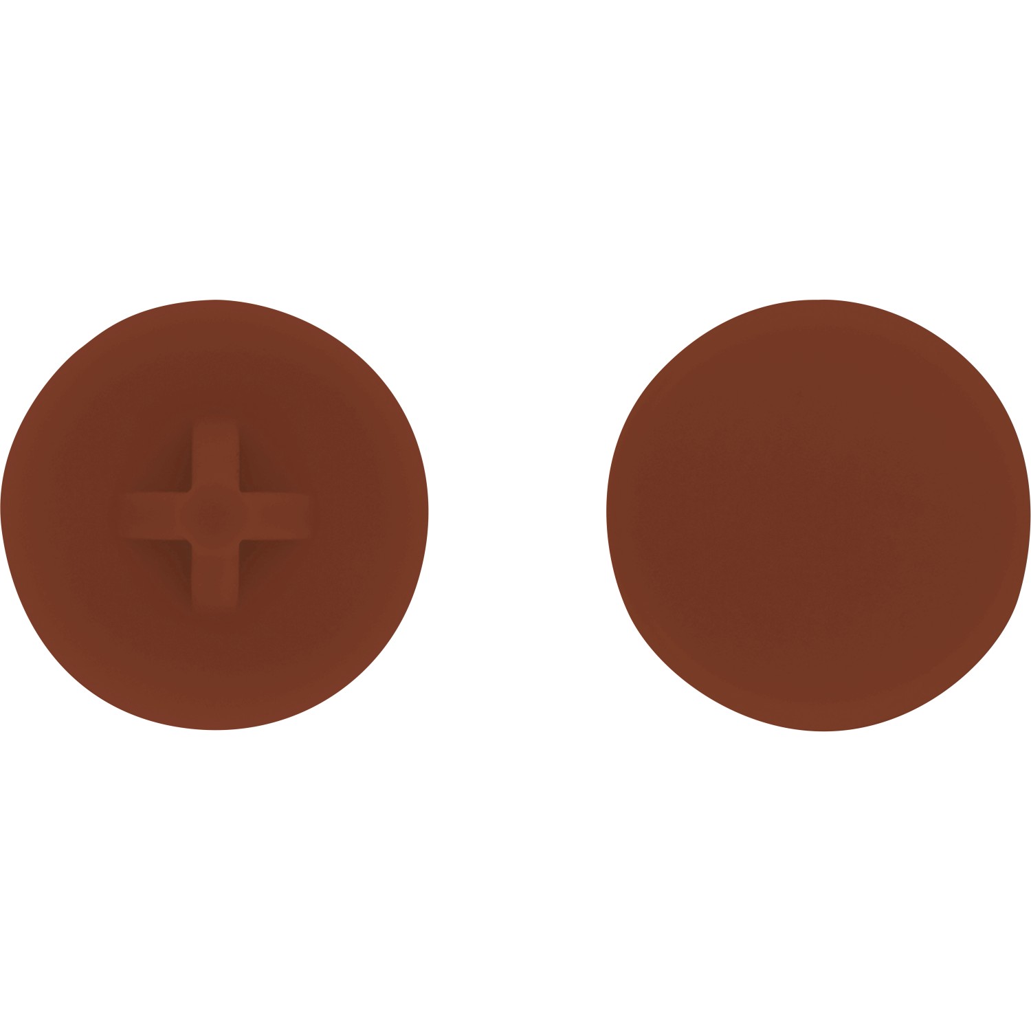 Plastová krytka na skrutky TX10 tmavo hnedá pr. 11 mm, 30 ks Plastová krytka na skrutky TX10 tmavo hnedá pr. 11 mm, 30 ks