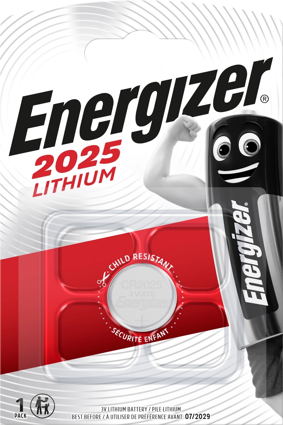 Energizer Lítiová gombíková batéria CR2025 3 V Energizer Lítiová gombíková batéria CR2025 3 V