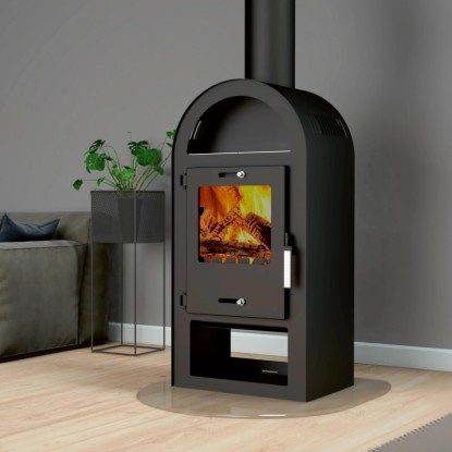 Čierne kachle Magna 3.0, 7 kW, oceľ, s priezorom a horiacim drevom. Čierne kachle Magna 3.0, 7 kW, oceľ, s priezorom a horiacim drevom.