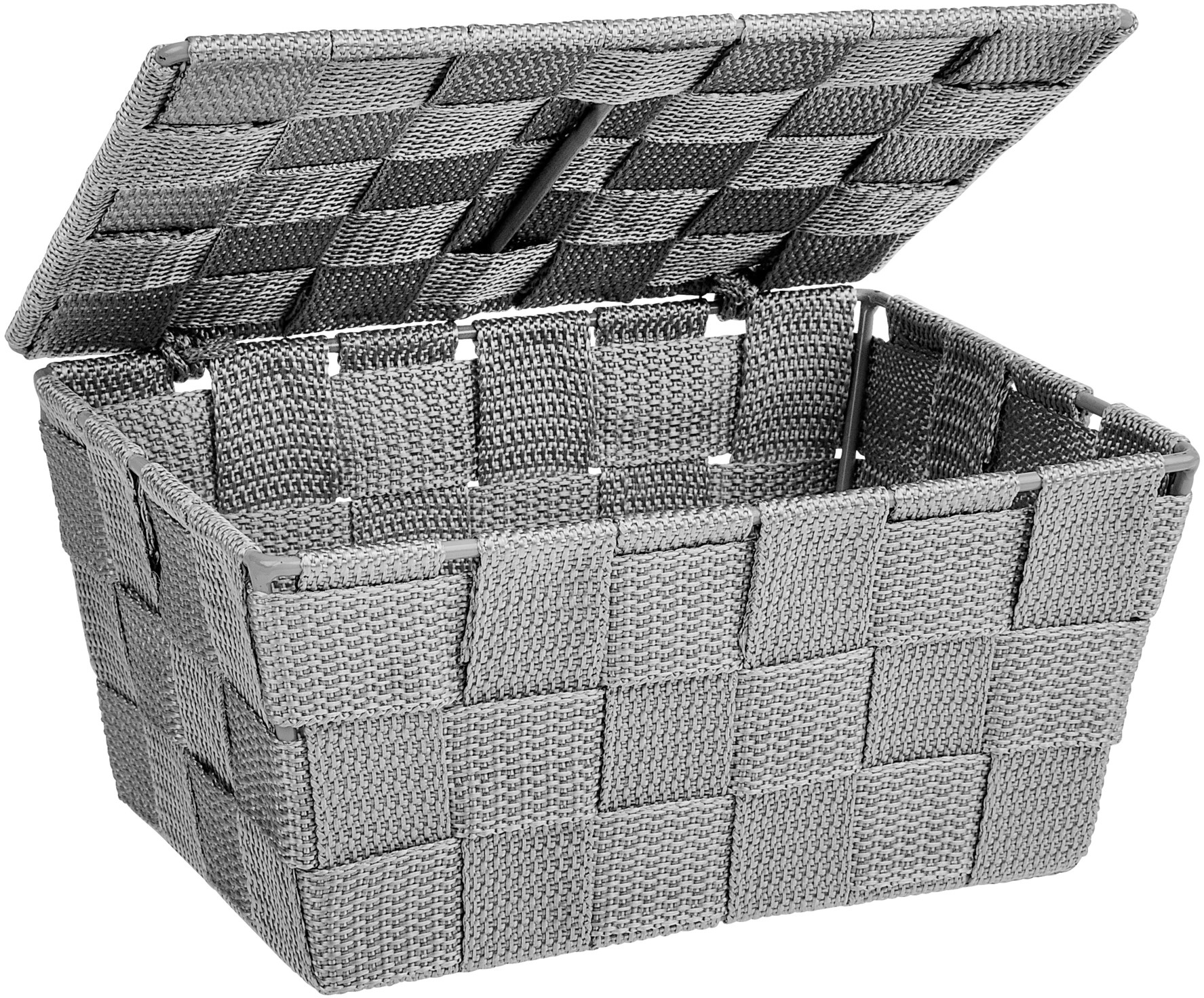 Wenko Kúpeľňový kôš Adria s vekom sivý Wenko Kúpeľňový kôš Adria s vekom sivý