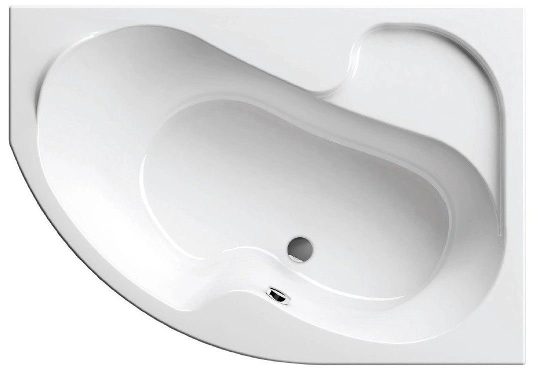 RAVAK Asymetrická rohová vaňa ROSA I 160x105 P, snehovo biela RAVAK Asymetrická rohová vaňa ROSA I 160x105 P, snehovo biela