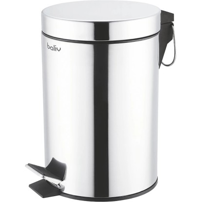 baliv Kôš nášľapný chróm, 3 l baliv Kôš nášľapný chróm, 3 l