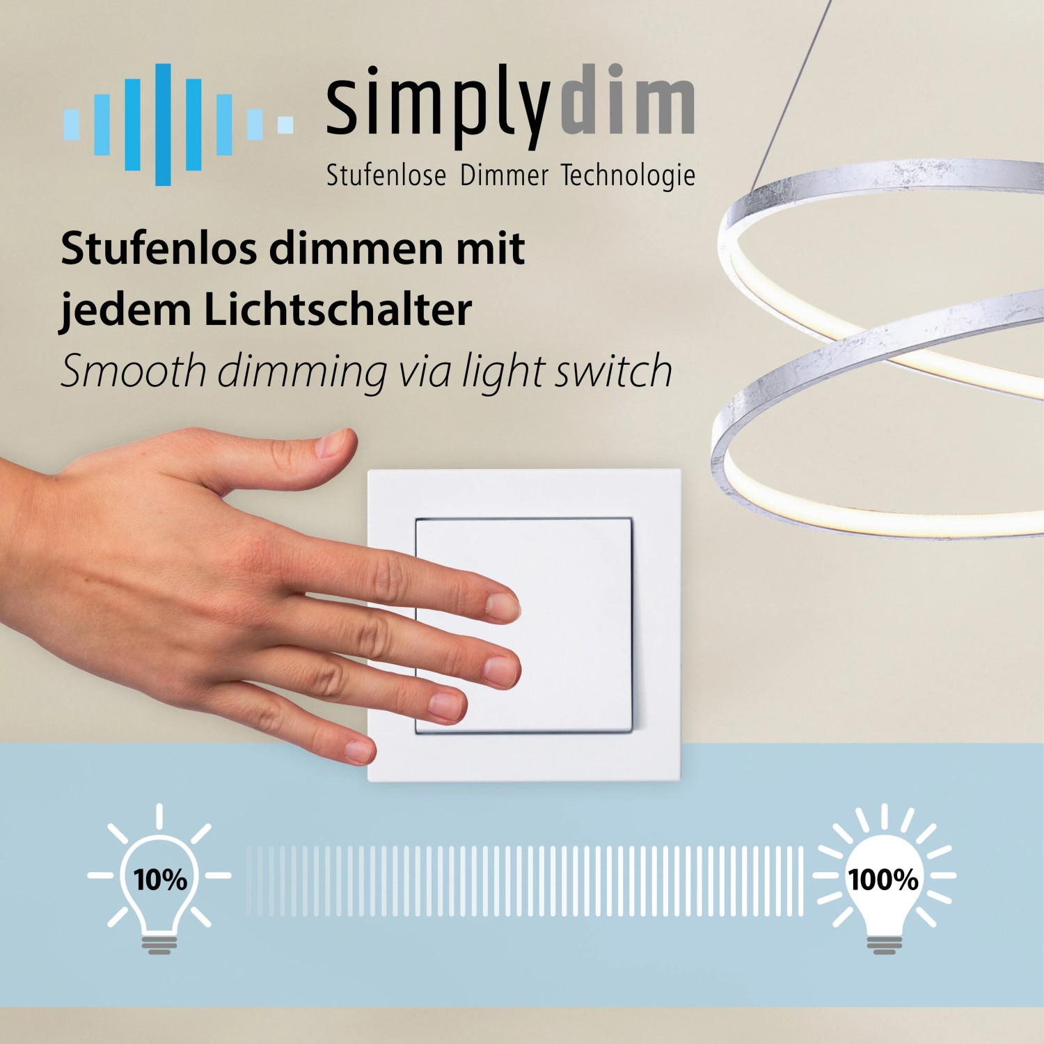 LED závesné svietidlo Paul Neuhaus Helia: Funkcia stmievania pomocou vypínača, nastaviteľný jas. LED závesné svietidlo Paul Neuhaus Helia: Funkcia stmievania pomocou vypínača, nastaviteľný jas.