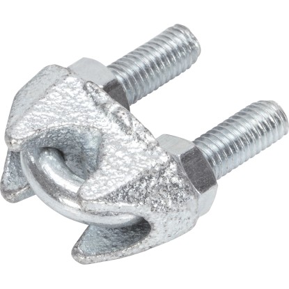 LUX Lanová svorka pozinkovaná oceľ, 62 x 50 mm, 1 ks, pre laná s pr. 13-16 mm LUX Lanová svorka pozinkovaná oceľ, 62 x 50 mm, 1 ks, pre laná s pr. 13-16 mm