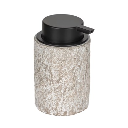 Wenko Dávkovač tekutého mydla Albacete, cement, 300 ml Wenko Dávkovač tekutého mydla Albacete, cement, 300 ml