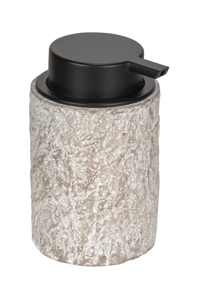 Wenko Dávkovač tekutého mydla Albacete, cement, 300 ml Wenko Dávkovač tekutého mydla Albacete, cement, 300 ml