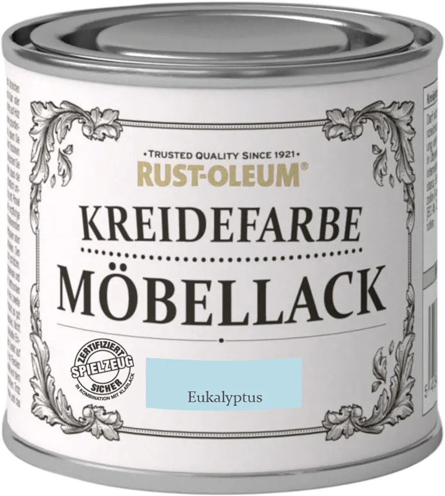 Rust-Oleum Kriedová farba na nábytok, kačacie vajce matná, 125 ml Rust-Oleum Kriedová farba na nábytok, kačacie vajce matná, 125 ml