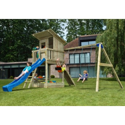 Maone Drevené detské ihrisko LIBOR 2, s hojdačkami, bez šmykľavky, 130 x 150 cm Maone Drevené detské ihrisko LIBOR 2, s hojdačkami, bez šmykľavky, 130 x 150 cm