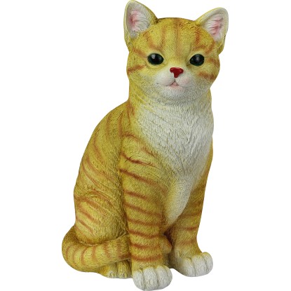 Dekoračná figúrka mačka 14 x 10 x 20 cm hnedá Dekoračná figúrka mačka 14 x 10 x 20 cm hnedá