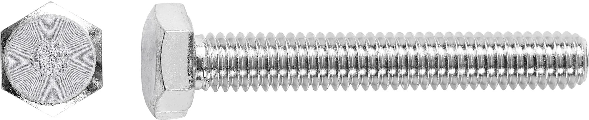 Skrutka so šesťhrannou hlavou SW16 plný závit pozinkovaný M10 x 30 mm, 50 ks Skrutka so šesťhrannou hlavou SW16 plný závit pozinkovaný M10 x 30 mm, 50 ks