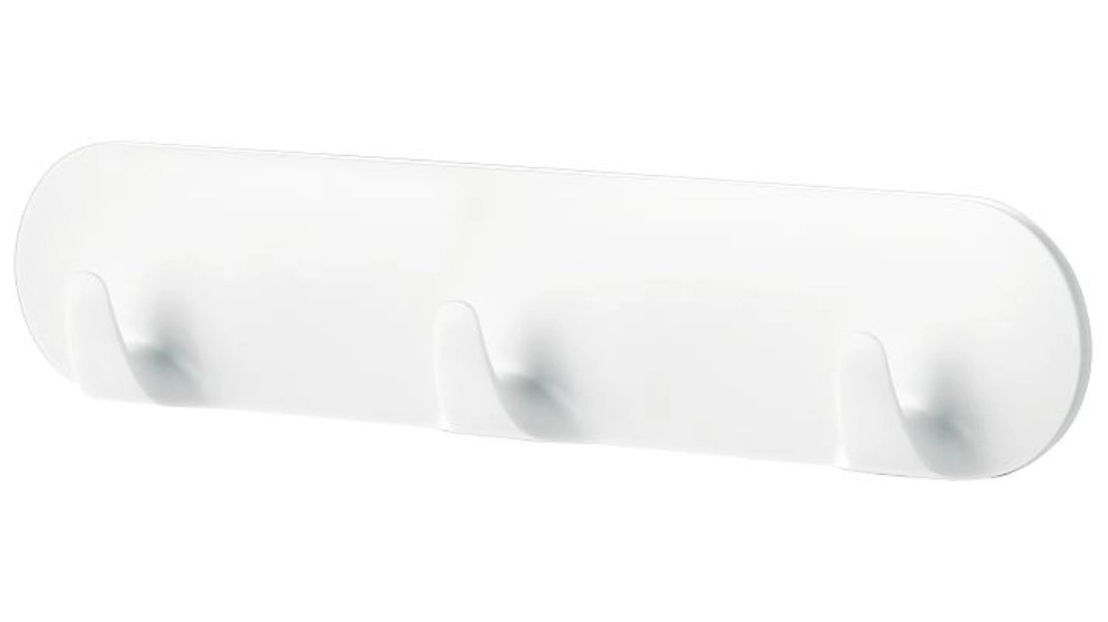 tesa Samolepiaca lišta s 3 háčikmi Powerstrips, biela, 41,3 x 18,6 x 200,2 mm tesa Samolepiaca lišta s 3 háčikmi Powerstrips, biela, 41,3 x 18,6 x 200,2 mm