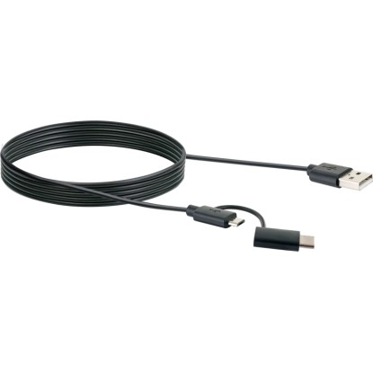 Schwaiger USB kábel USB 3.1 typ C/USB 2.0 mikro B čierny 1 m Schwaiger USB kábel USB 3.1 typ C/USB 2.0 mikro B čierny 1 m