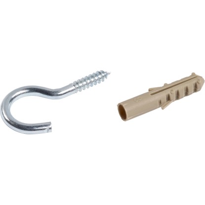 Hák na šnúru na bielizeň pozinkovaný priemer 4,4 mm x 50 mm, 4 ks Hák na šnúru na bielizeň pozinkovaný priemer 4,4 mm x 50 mm, 4 ks