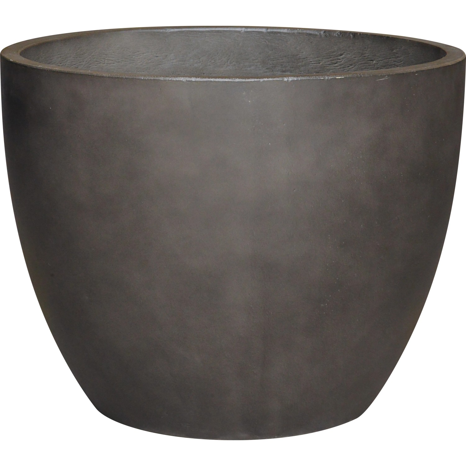 Kvetináč z ľahkého cementu kónický, matná tmavo sivá, pr. 25 x 19 cm Kvetináč z ľahkého cementu kónický, matná tmavo sivá, pr. 25 x 19 cm