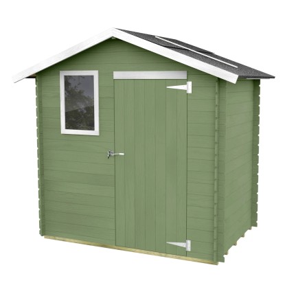 Twig Drevený záhradný domček BH16 Ortensia, zelená, 198 x 130 cm Twig Drevený záhradný domček BH16 Ortensia, zelená, 198 x 130 cm