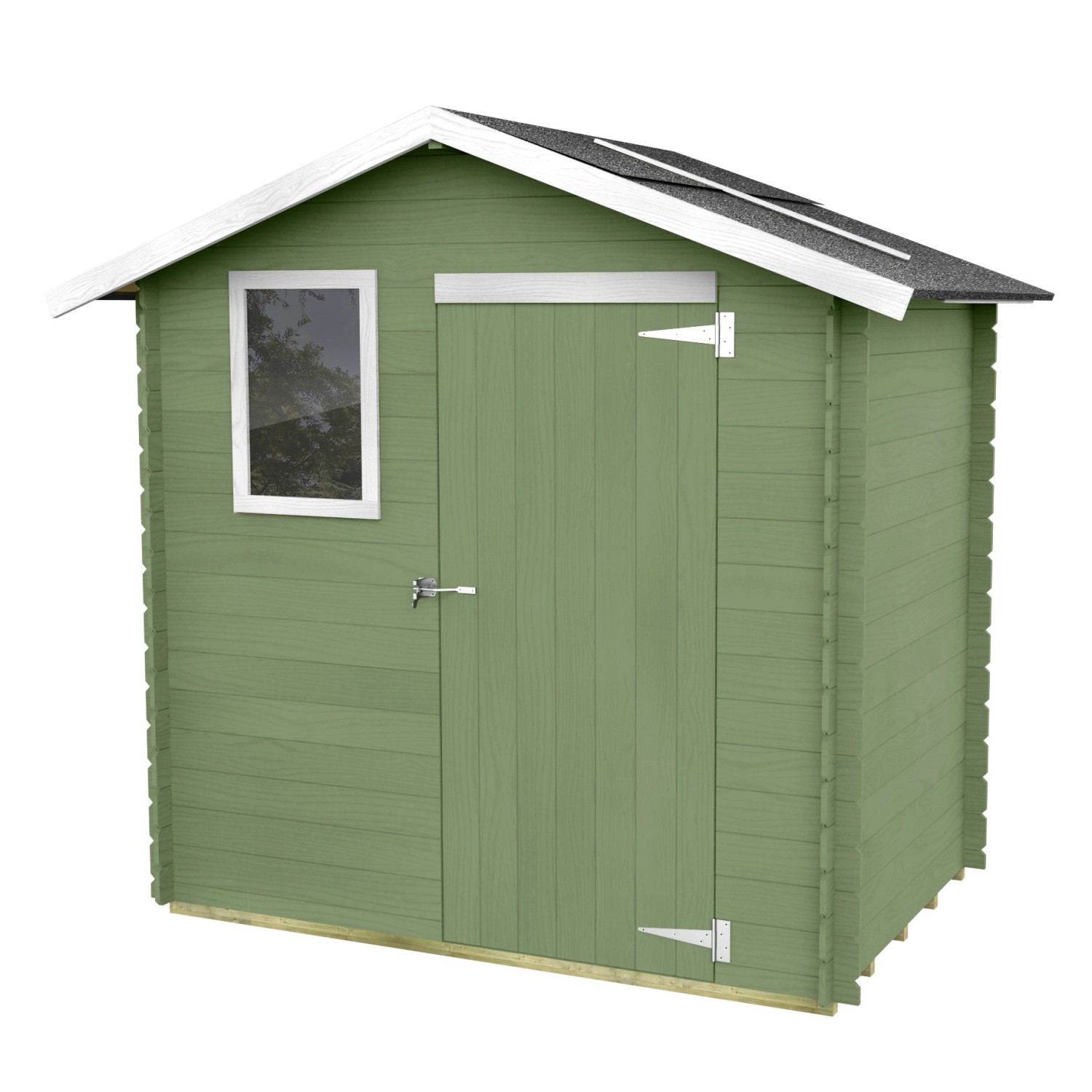 Twig Drevený záhradný domček BH16 Ortensia, zelená, 198 x 130 cm Twig Drevený záhradný domček BH16 Ortensia, zelená, 198 x 130 cm