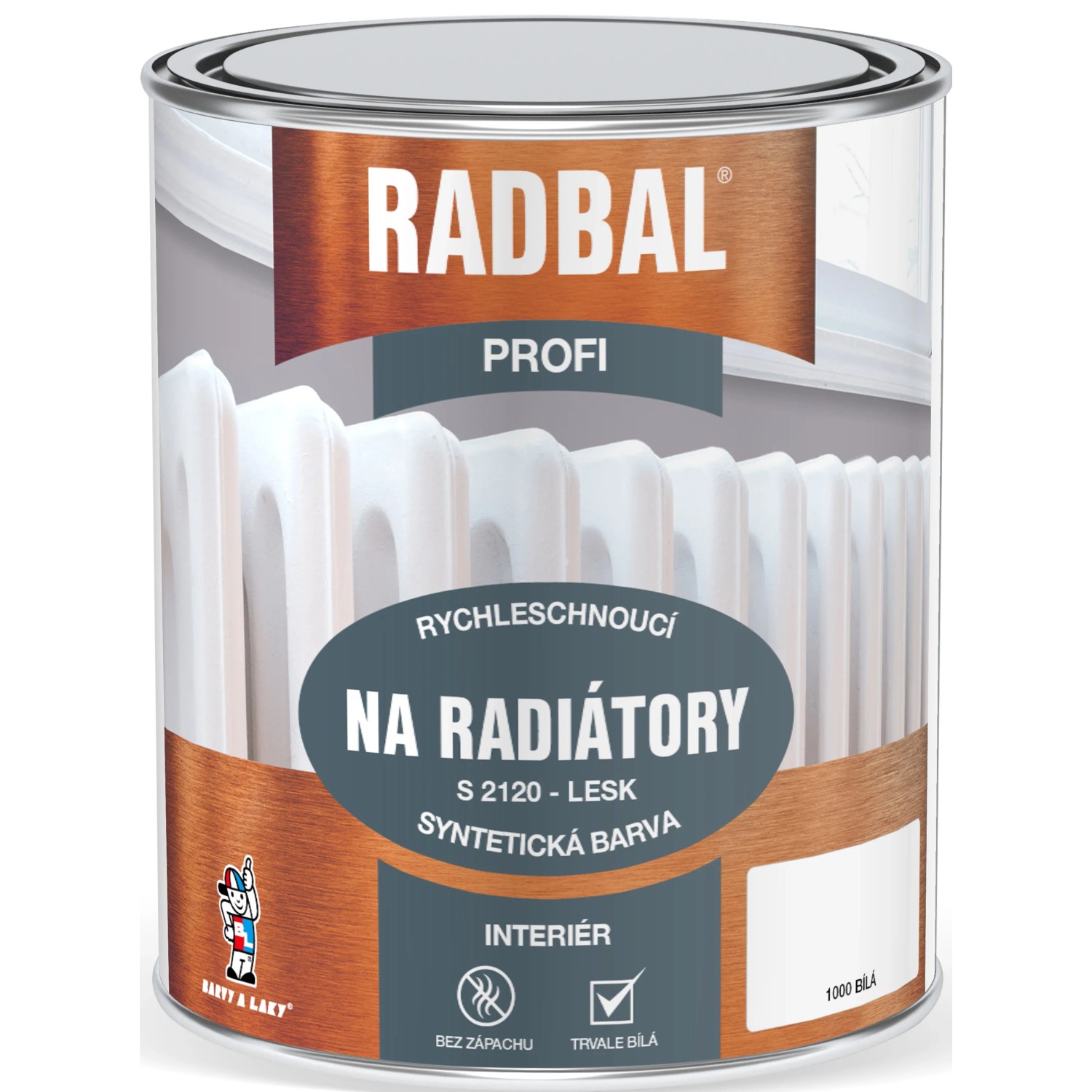 Radbal Profi S2120 email 600 ml biely Radbal Profi S2120 email 600 ml biely