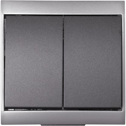 Kopp Vypínač 6 + 6 Thaya antracit Kopp Vypínač 6 + 6 Thaya antracit