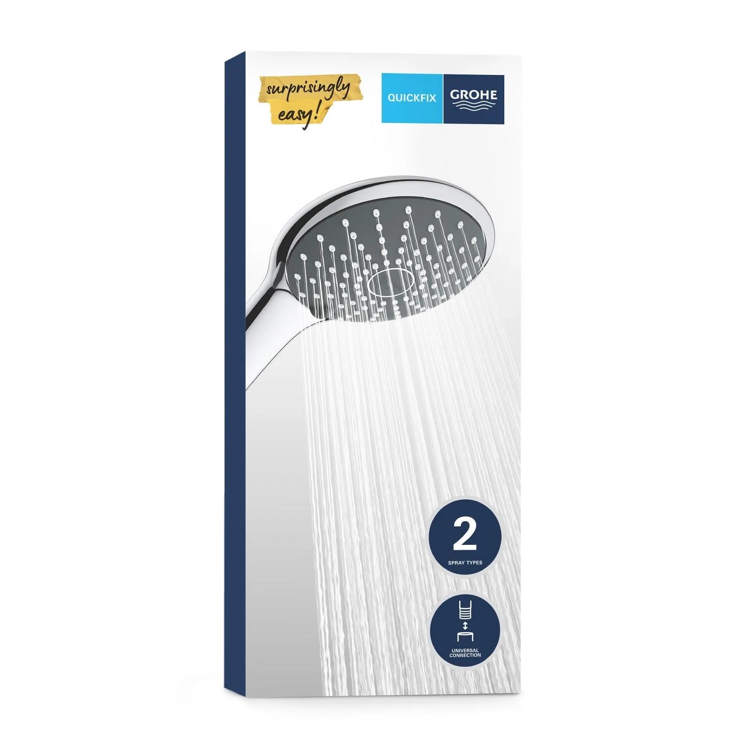 Ručná sprcha Grohe QuickFix Vitalio Joy 110 Duo, chróm, s 2 prúdmi v krabici. Ručná sprcha Grohe QuickFix Vitalio Joy 110 Duo, chróm, s 2 prúdmi v krabici.
