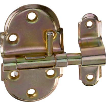 Skriňová zástrč nažlto pozinkovaná 75 mm x 40 mm Skriňová zástrč nažlto pozinkovaná 75 mm x 40 mm