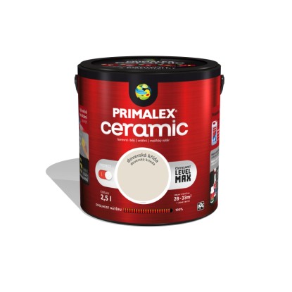 PRIMALEX Vnútorný maliarsky náter Ceramic Doverská krieda 2,5 l PRIMALEX Vnútorný maliarsky náter Ceramic Doverská krieda 2,5 l