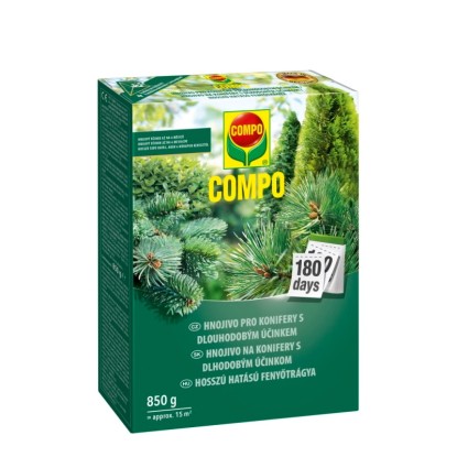 COMPO Hnojivo pre koniférie s dlhodobým účinkom 850 g COMPO Hnojivo pre koniférie s dlhodobým účinkom 850 g