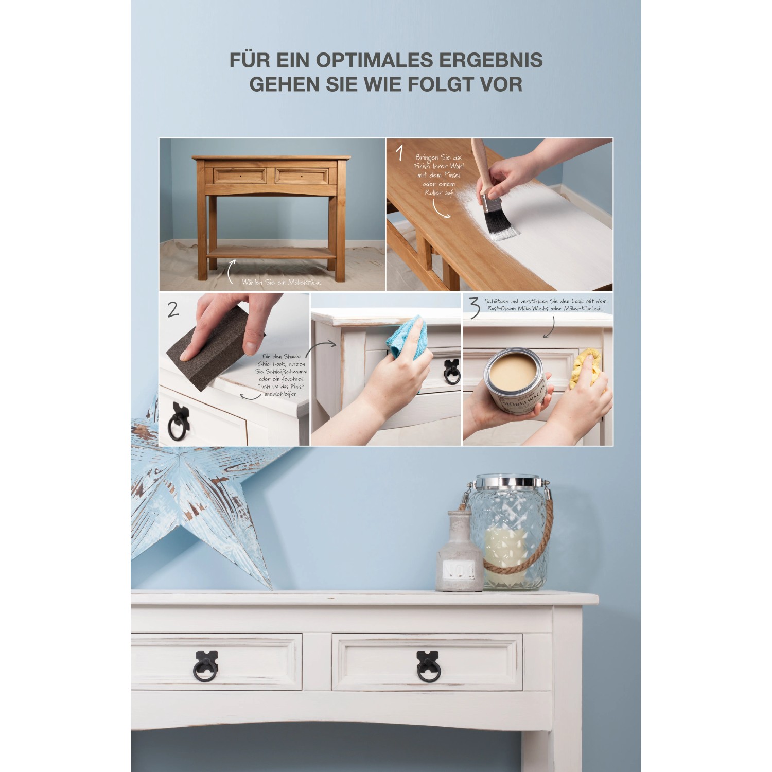 Príklad použitia: Návrh nábytku s kriedovou farbou Rust-Oleum Petrol Matt. DIY projekt s farbou na nábytok. Príklad použitia: Návrh nábytku s kriedovou farbou Rust-Oleum Petrol Matt. DIY projekt s farbou na nábytok.