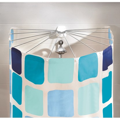 OBI Nosník sprchového závesu Big Tracy 94 cm x 71 cm biely OBI Nosník sprchového závesu Big Tracy 94 cm x 71 cm biely