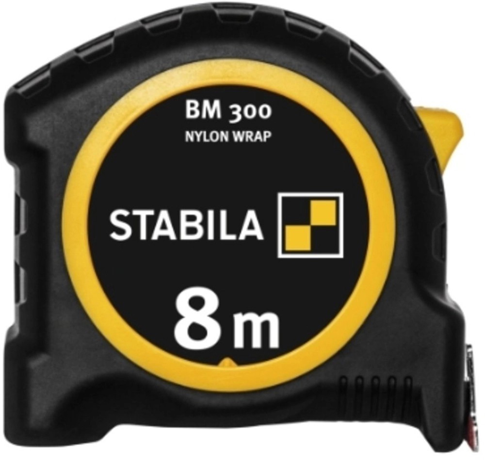 STABILA Vreckový zvinovací meter s metrickou stupnicou, typ BM300, 27 mm, 8 m STABILA Vreckový zvinovací meter s metrickou stupnicou, typ BM300, 27 mm, 8 m