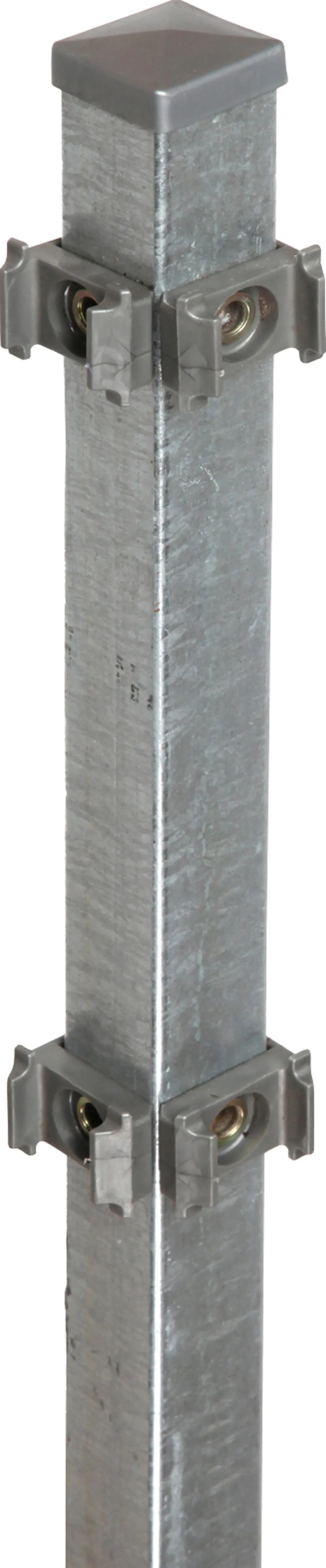 Rohový stĺpik s upínacími platničkami 240 cm, pozinkovaný Rohový stĺpik s upínacími platničkami 240 cm, pozinkovaný