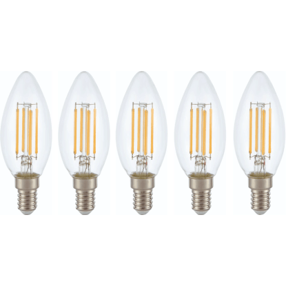 Energetický štítok žiarovky PK5 LED E14 4,5W, trieda energetickej účinnosti F. Energetický štítok žiarovky PK5 LED E14 4,5W, trieda energetickej účinnosti F.