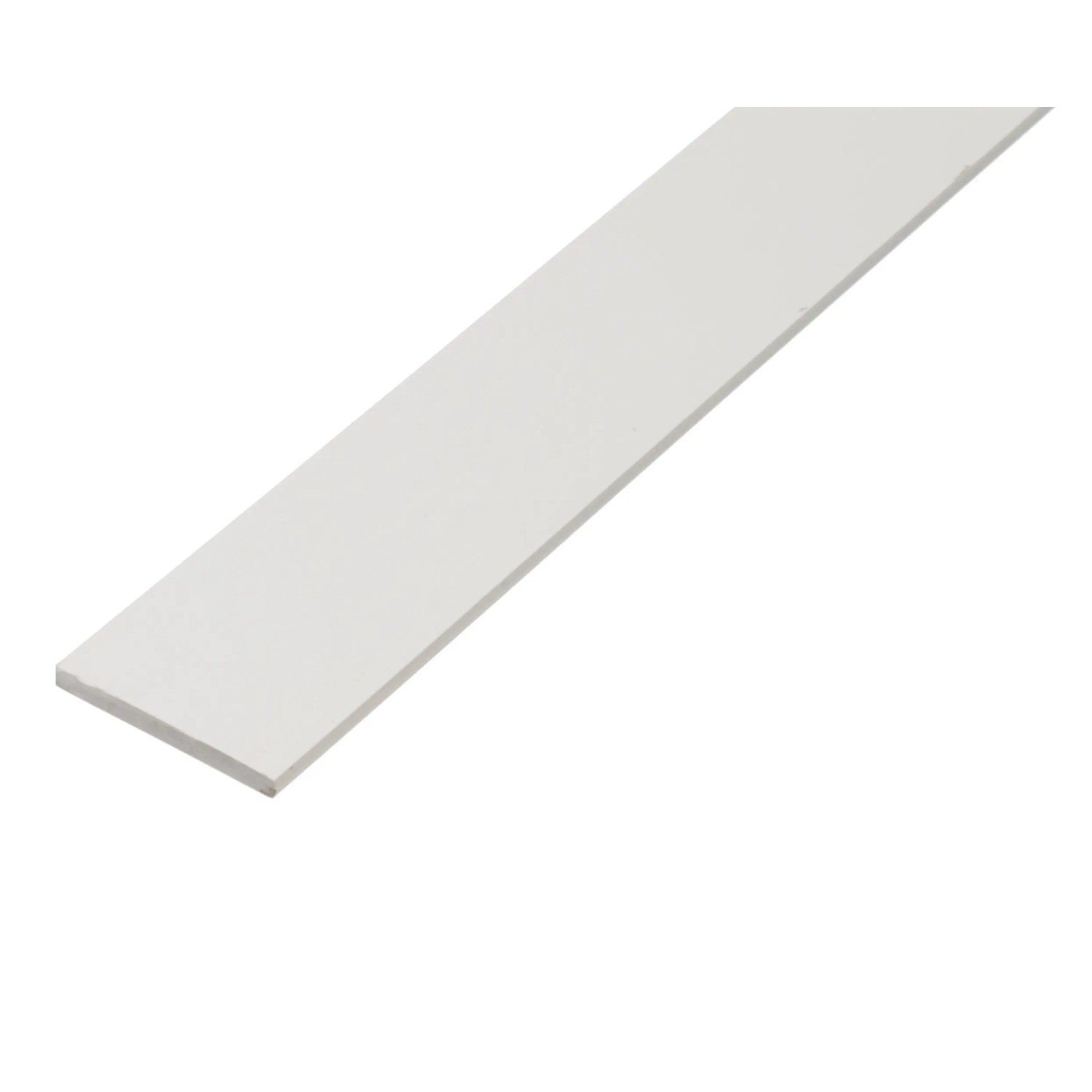 Plochá tyč 2 mm x 20 mm x 2600 mm biela Plochá tyč 2 mm x 20 mm x 2600 mm biela