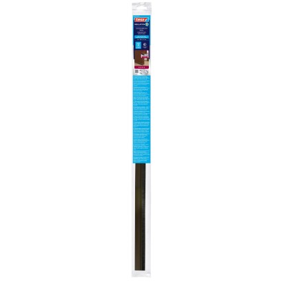 Hnedé kefové tesnenie dverí tesa® v balení. Samolepiace tesnenie dverí, chráni pred prievanom. Hnedé kefové tesnenie dverí tesa® v balení. Samolepiace tesnenie dverí, chráni pred prievanom.