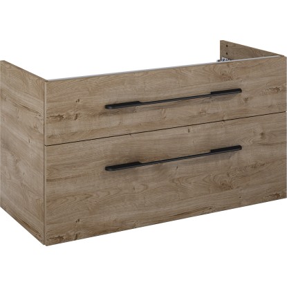 Maximus Skrinka pod umývadlo Madrid, 2 zás., dub Canela + čierne úchytky, 100 cm Maximus Skrinka pod umývadlo Madrid, 2 zás., dub Canela + čierne úchytky, 100 cm