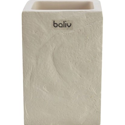 baliv Kelímok na zubné kefky, béžový betón, pr. 8 x 12 cm baliv Kelímok na zubné kefky, béžový betón, pr. 8 x 12 cm