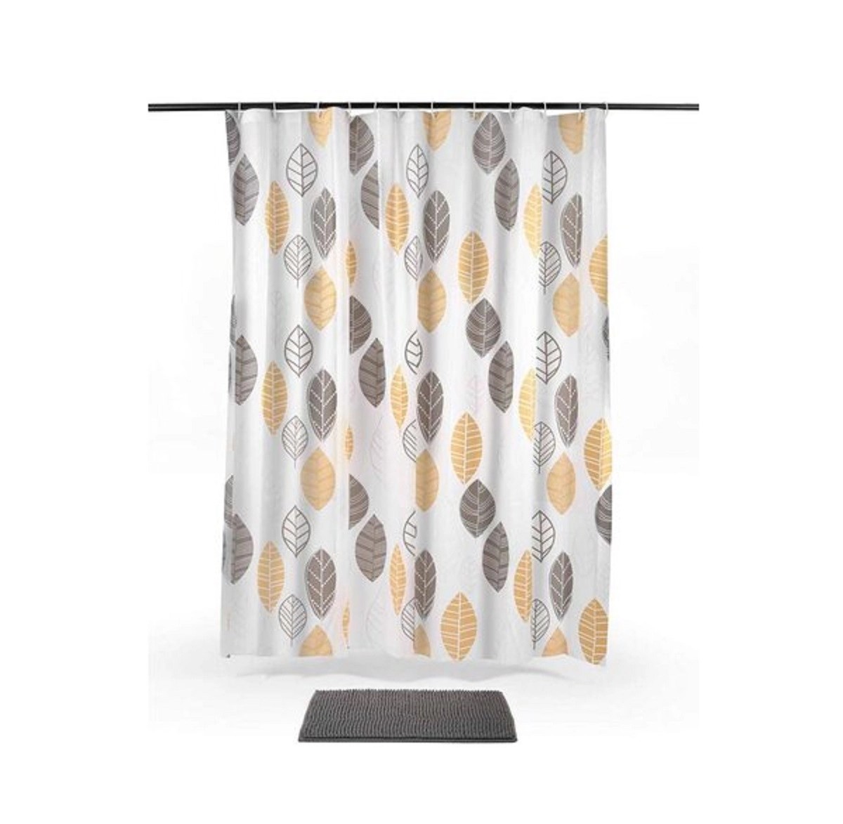 Kúpeľňová predložka a sprchový záves Kúpeľňová predložka a sprchový záves