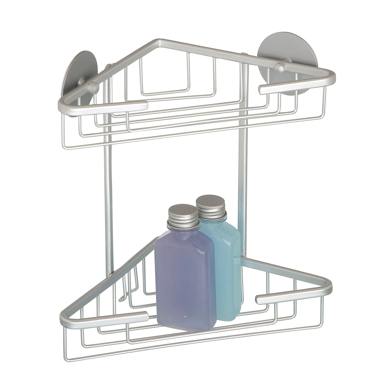 Wenko Rohová polička otvorená Turbo-Loc bez vŕtania hliník Wenko Rohová polička otvorená Turbo-Loc bez vŕtania hliník