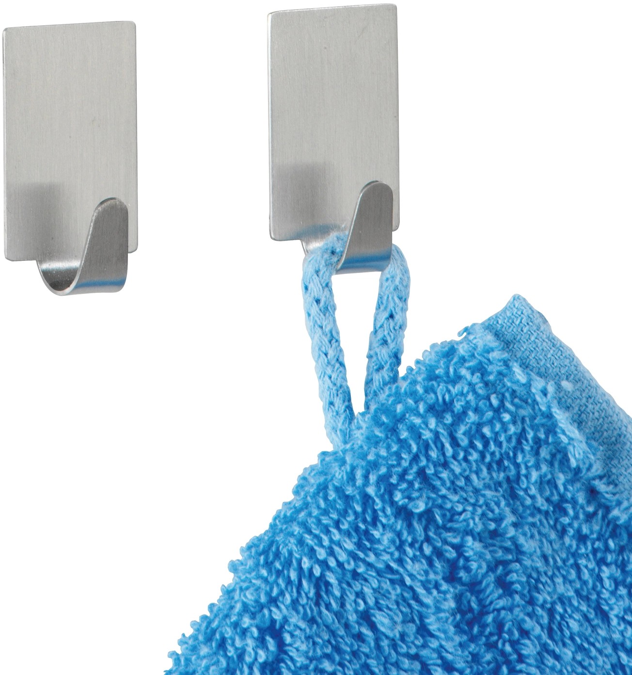 Wenko Obdĺžnikový háčik Strip-it ušľachtilá oceľ matný 4-dielna súprava Wenko Obdĺžnikový háčik Strip-it ušľachtilá oceľ matný 4-dielna súprava