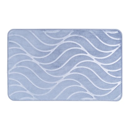 Wenko Kúpeľňová predložka Memory Foam Tropic, modrá, 50 x 80 cm Wenko Kúpeľňová predložka Memory Foam Tropic, modrá, 50 x 80 cm