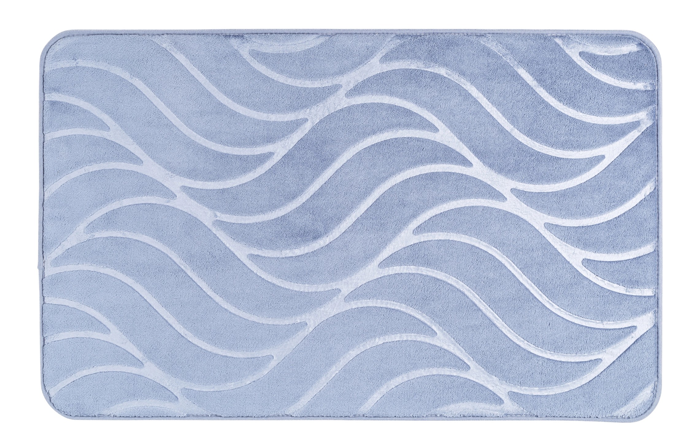 Wenko Kúpeľňová predložka Memory Foam Tropic, modrá, 50 x 80 cm Wenko Kúpeľňová predložka Memory Foam Tropic, modrá, 50 x 80 cm