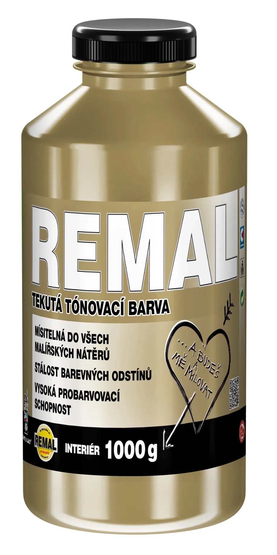 REMAL Tekutá tónovacia farba 0250 béžová 1 kg REMAL Tekutá tónovacia farba 0250 béžová 1 kg