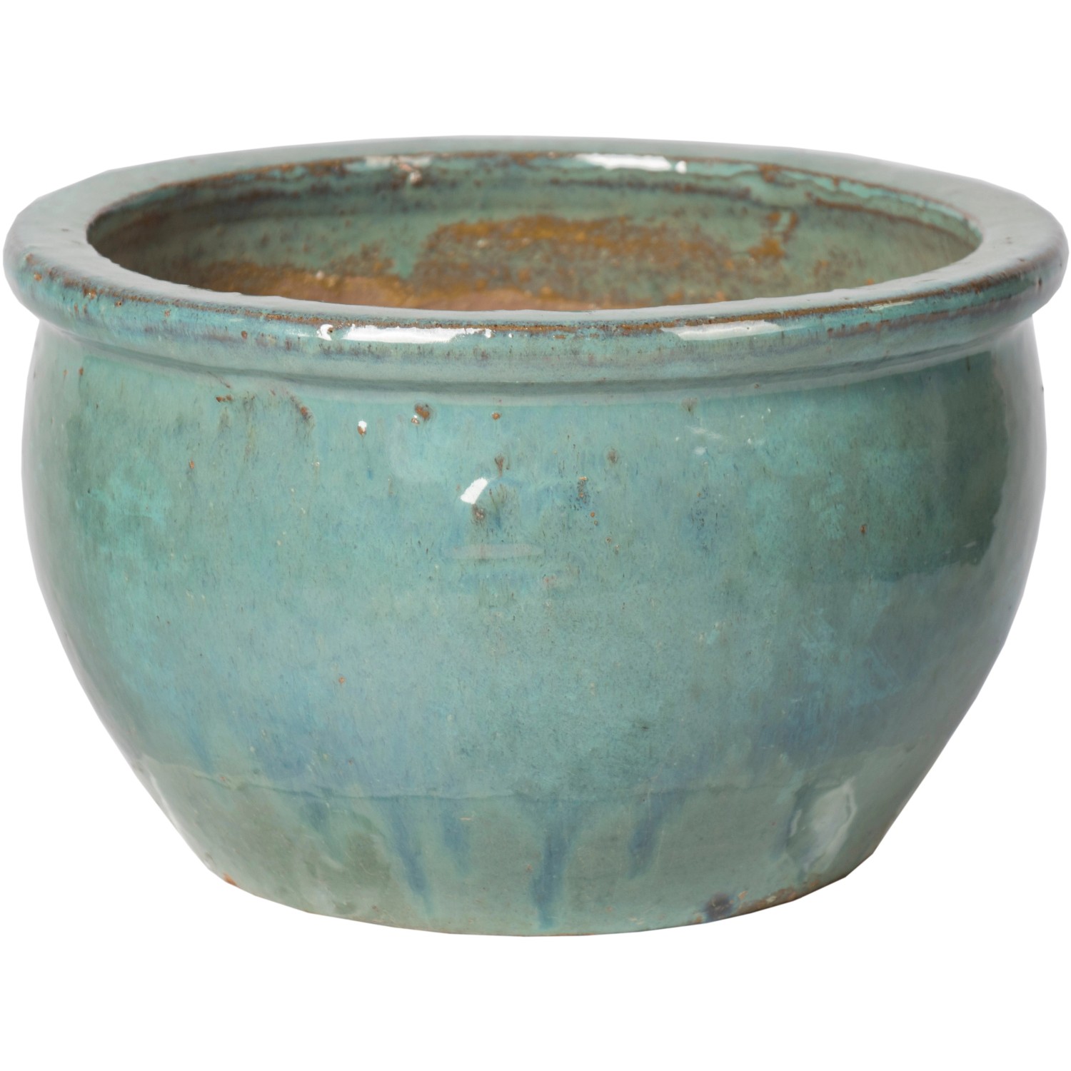 Mega Collections Kvetináč Glazed Bavaria zelená celadon pr. 47 x 28 cm Mega Collections Kvetináč Glazed Bavaria zelená celadon pr. 47 x 28 cm