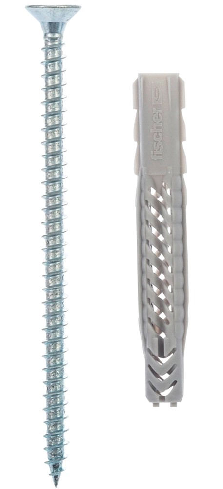 Fischer Univerzálna hmoždinka UX 6 x 50 S K NV so skrutkami, 10 ks Fischer Univerzálna hmoždinka UX 6 x 50 S K NV so skrutkami, 10 ks