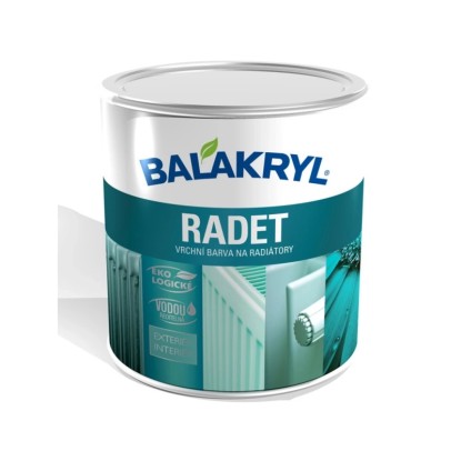 BALAKRYL Vrchná farba na radiátory Radet 1000 biela 0,7 kg BALAKRYL Vrchná farba na radiátory Radet 1000 biela 0,7 kg