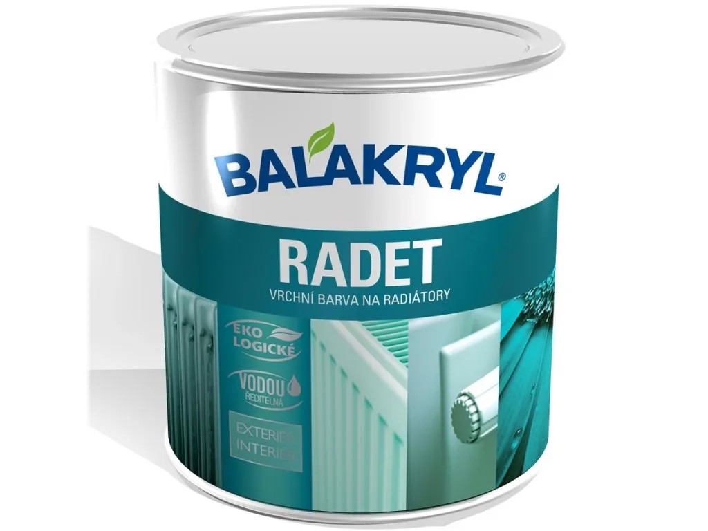 BALAKRYL Vrchná farba na radiátory Radet 1000 biela 0,7 kg BALAKRYL Vrchná farba na radiátory Radet 1000 biela 0,7 kg