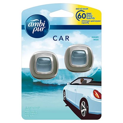 Ambi Pur Vôňa do auta CAR Jaguar Duopack Mist 2 x 2 ml Ambi Pur Vôňa do auta CAR Jaguar Duopack Mist 2 x 2 ml