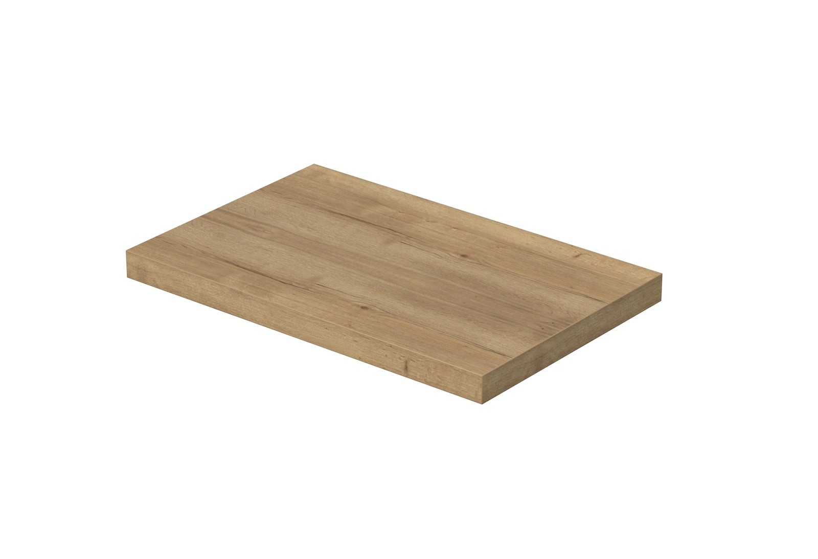 INTEDOOR Umývadlová doska BEE bez výrezu, š. 70 cm, dub Halifax INTEDOOR Umývadlová doska BEE bez výrezu, š. 70 cm, dub Halifax