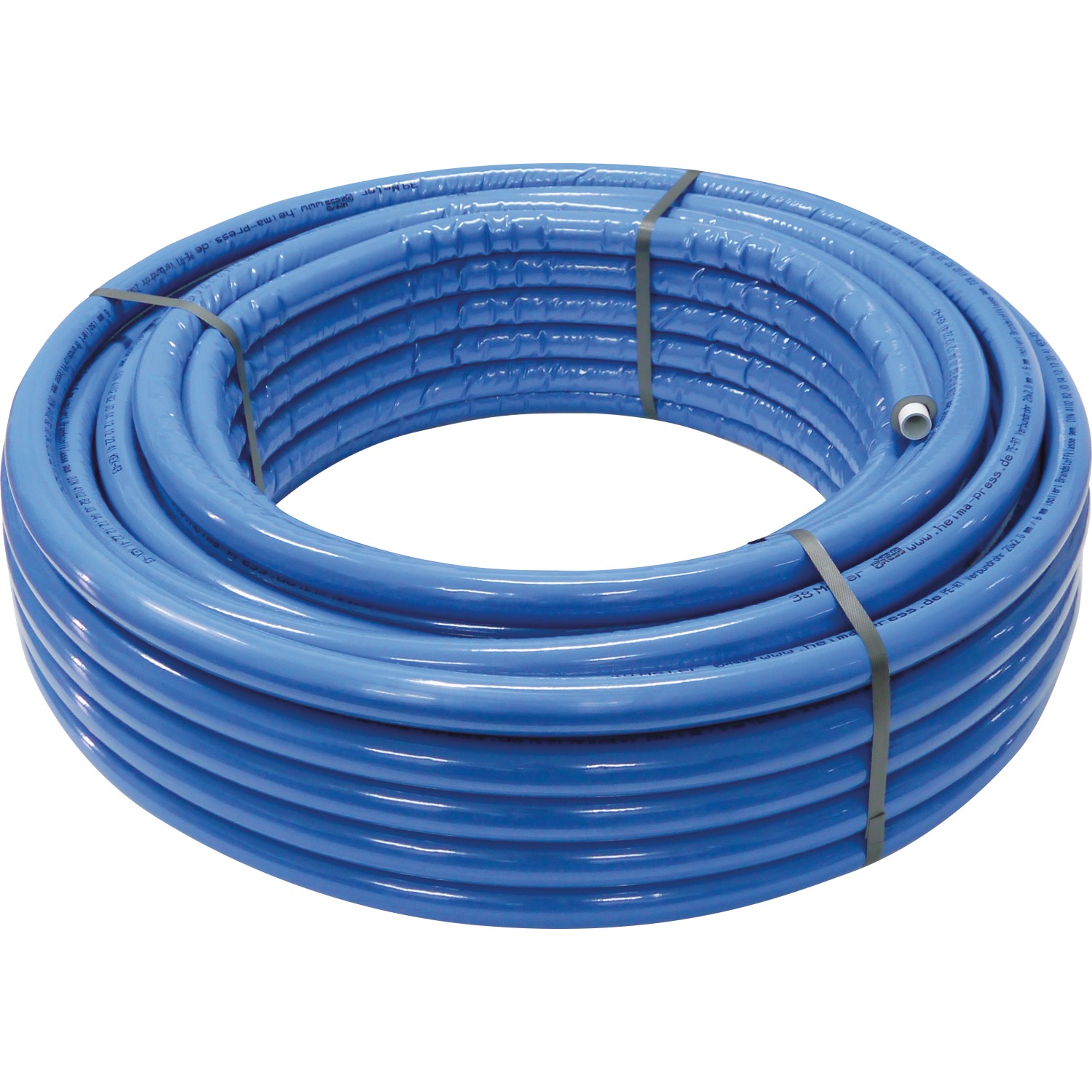 Pipetec Izolovaná viacvrstvová komp. rúrka DVGW, modrá, pr. 20 x 2 mm, role 50 m Pipetec Izolovaná viacvrstvová komp. rúrka DVGW, modrá, pr. 20 x 2 mm, role 50 m